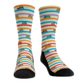 Teenage Mutant Ninja Turtles - Group - Peek-A-Boo Stripes Crew Socks