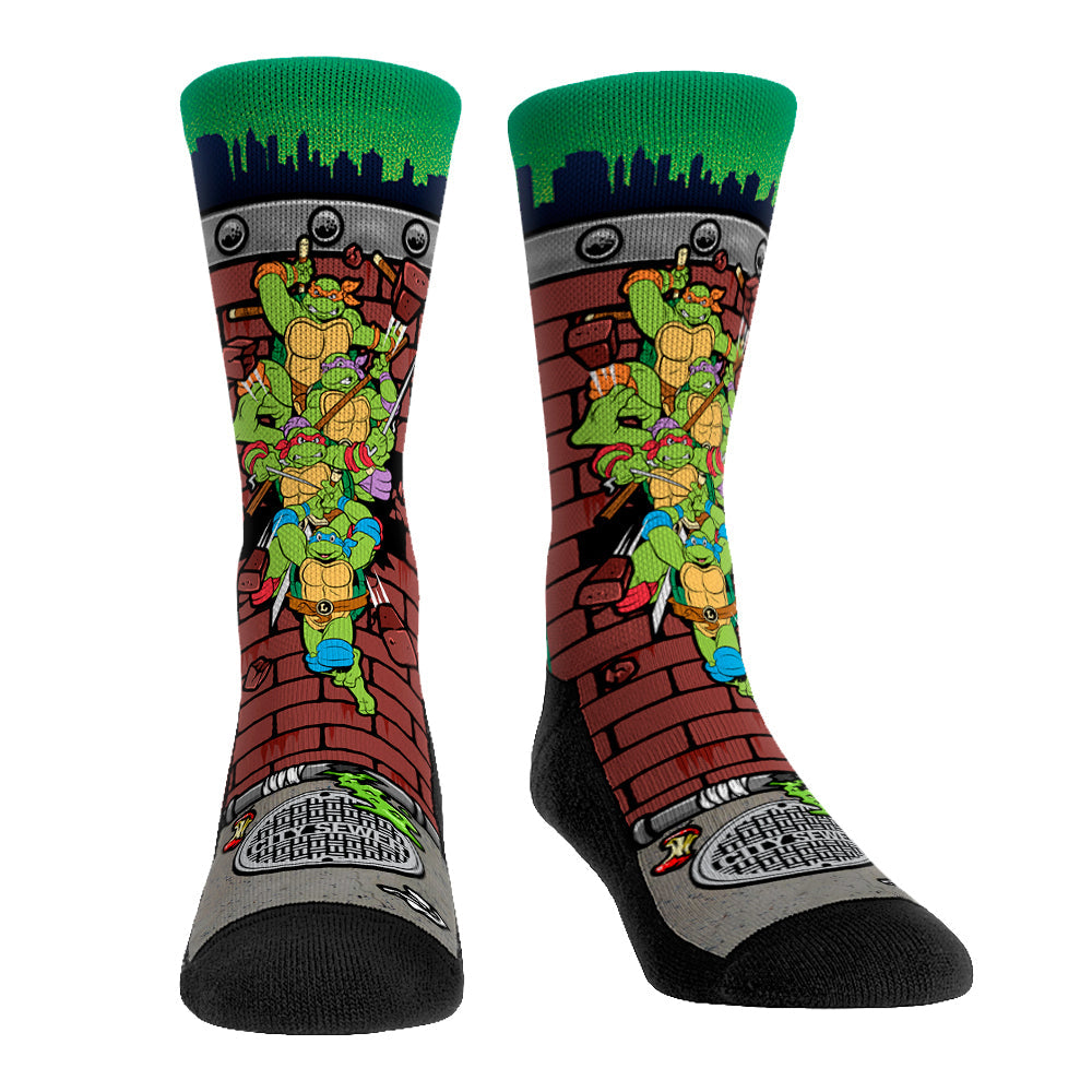 Teenage Mutant Ninja Turtles - Group - Breakout Crew Socks