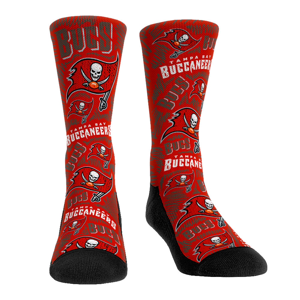 Tampa Bay Buccaneers - Logo Sketch (Red) Crew Socks