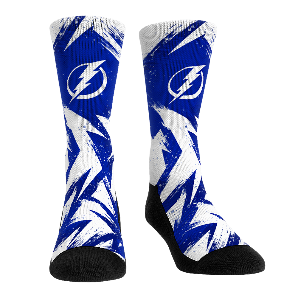 Tampa Bay Lightning - Game Paint Crew Socks