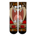 Taz - Split Face Crew Socks