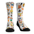 Tennessee Volunteers - 90s Nickelodeon Characters All-Over Crew Socks
