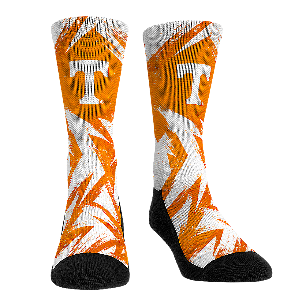 Tennessee Volunteers - Game Paint Crew Socks