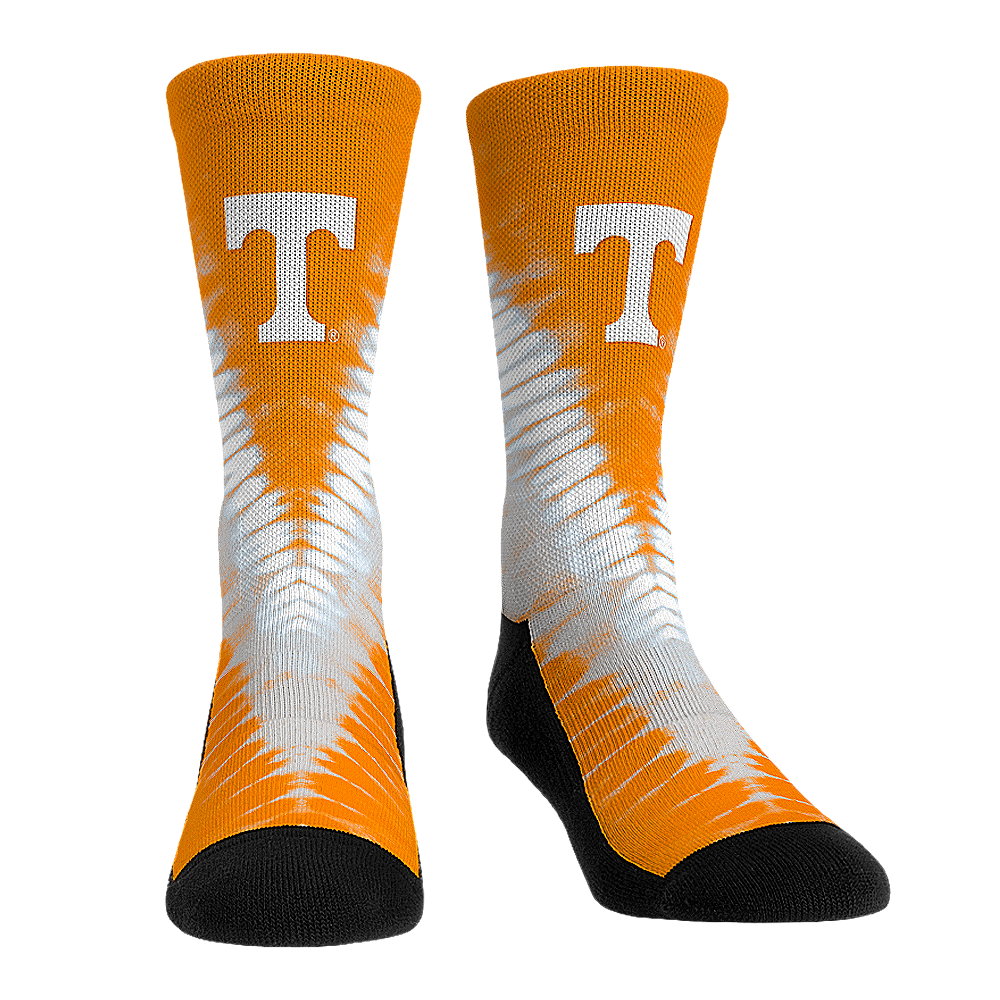 Tennessee Volunteers - V Shape Tie Dye Crew Socks
