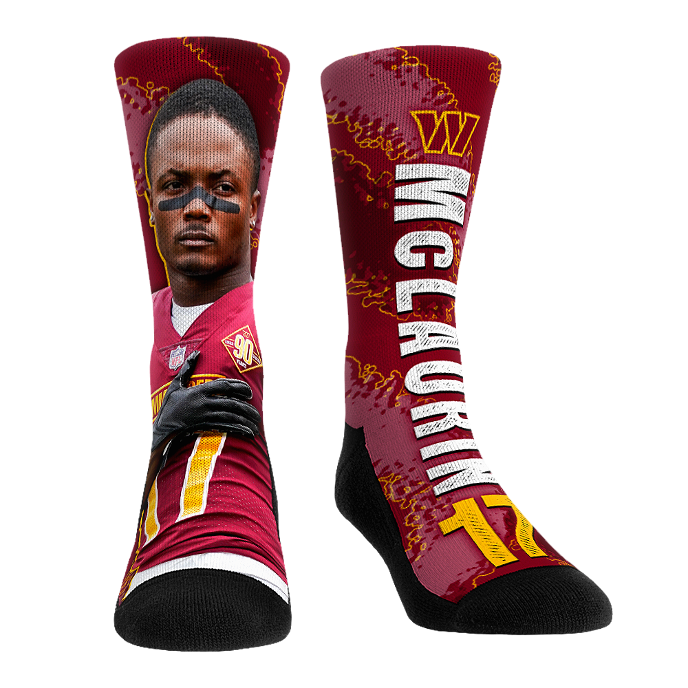 Terry McLaurin - Washington Commanders - Big Player Crew Socks