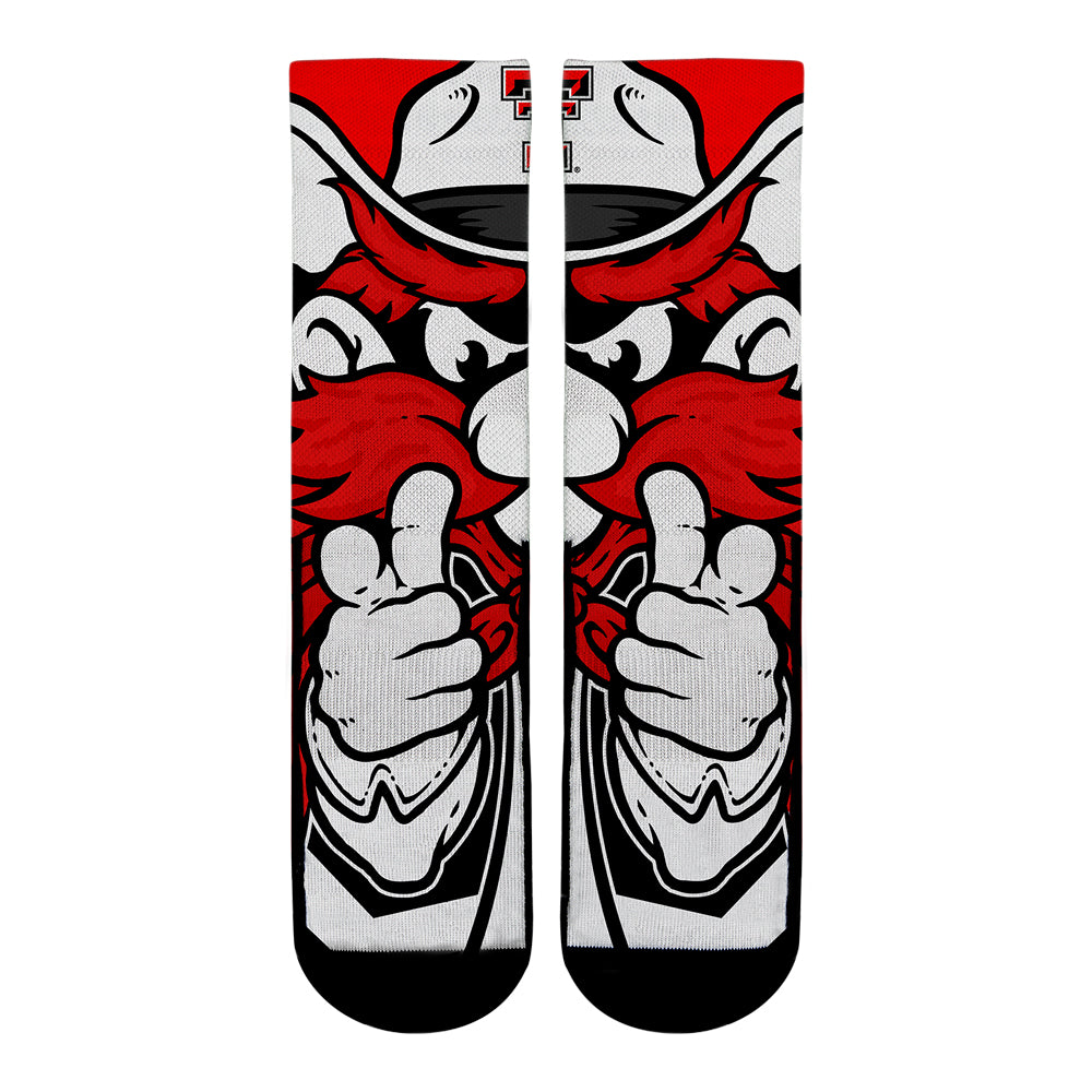Texas Tech Red Raiders - Mascot Crew Socks
