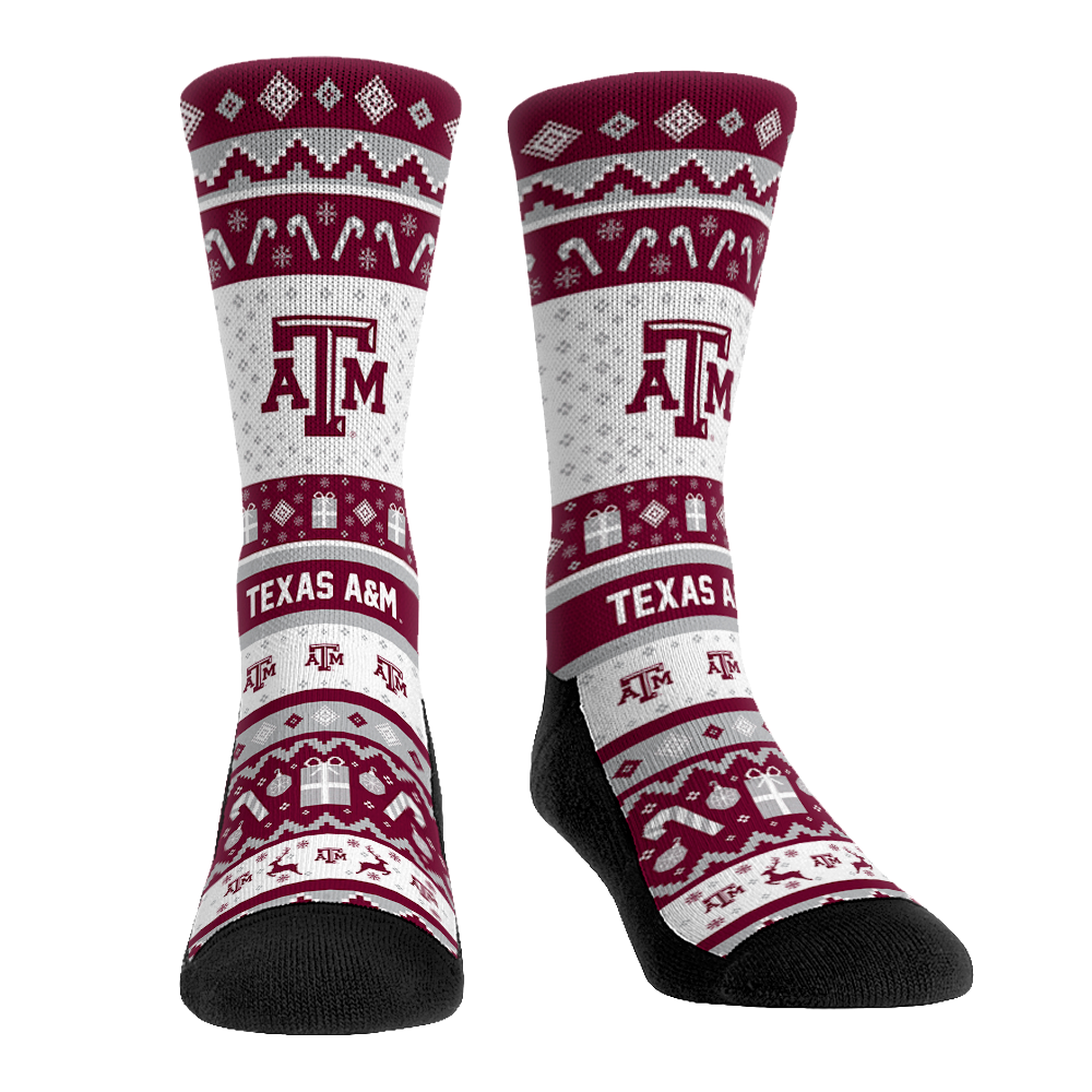 Texas A&M Aggies - Tacky Sweater Crew Socks