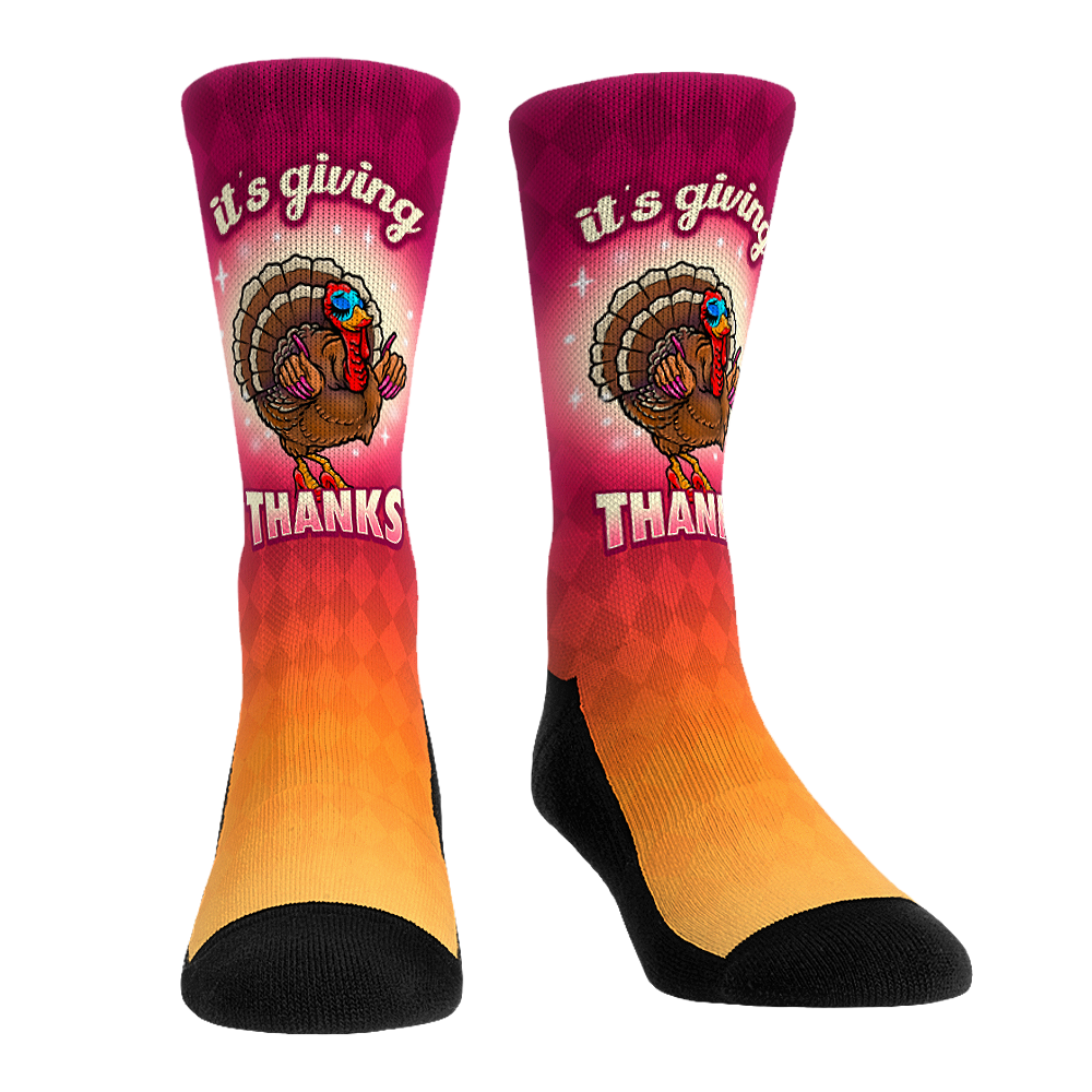 It's Giving Thanks Crew Socks