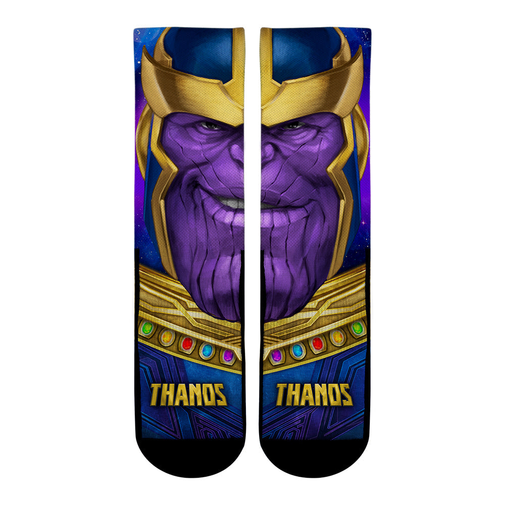 Marvel Thanos - Split Face Crew Socks
