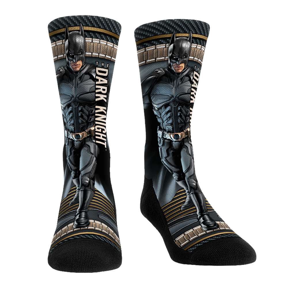 The Dark Knight - Batman Sideplot Crew Socks