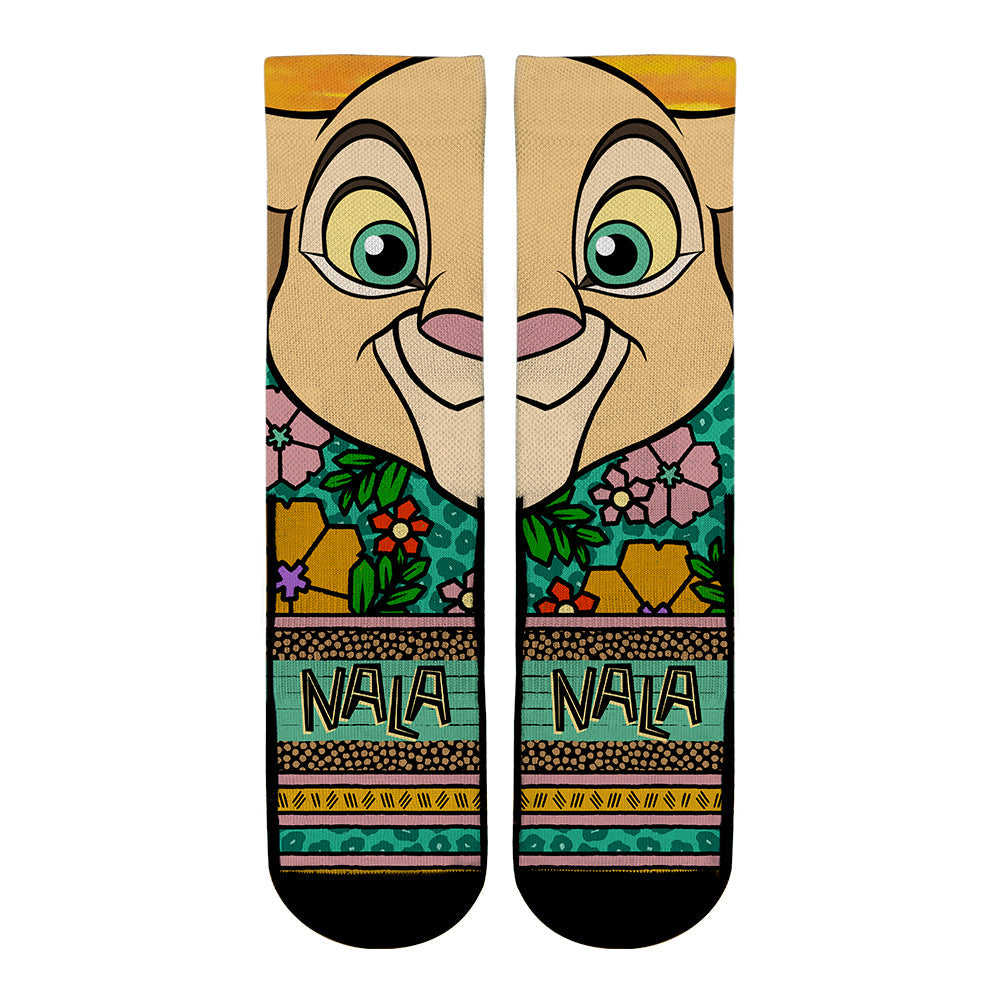 The Lion King - Nala - Split Face Crew Socks