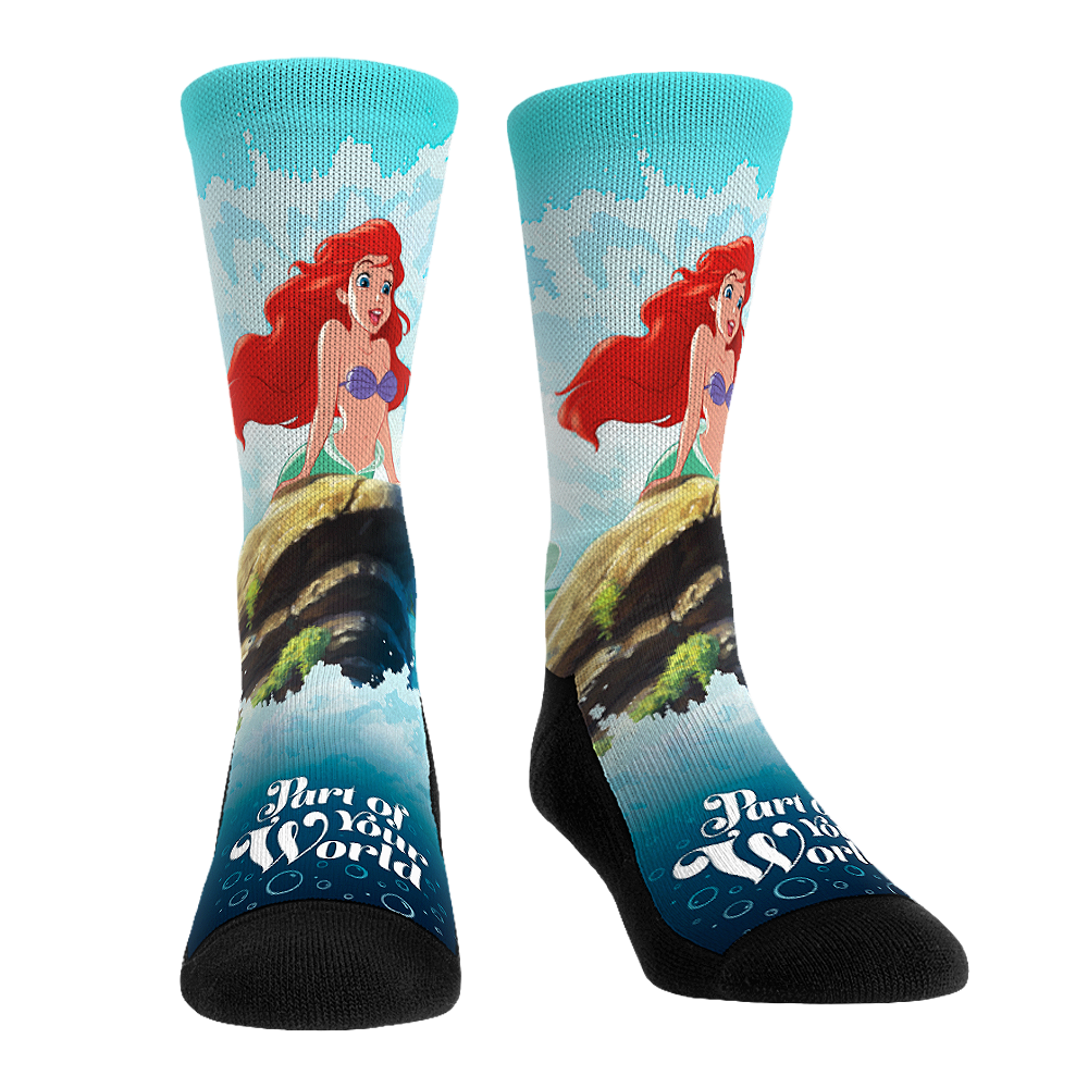 The Little Mermaid - Part of Your World Crew Socks