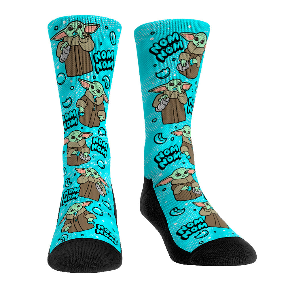 The Child - Blue Cookies All-Over Crew Socks