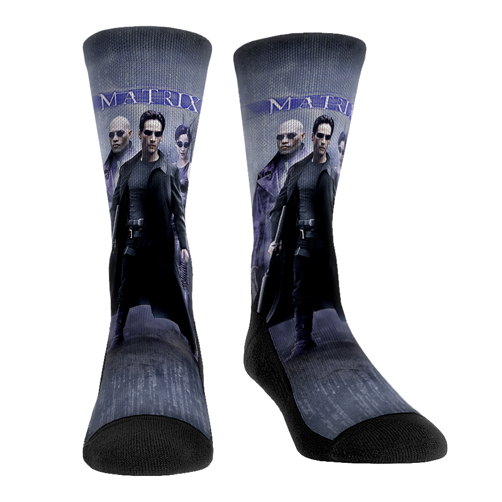 The Matrix - Movie Poster Crew Socks