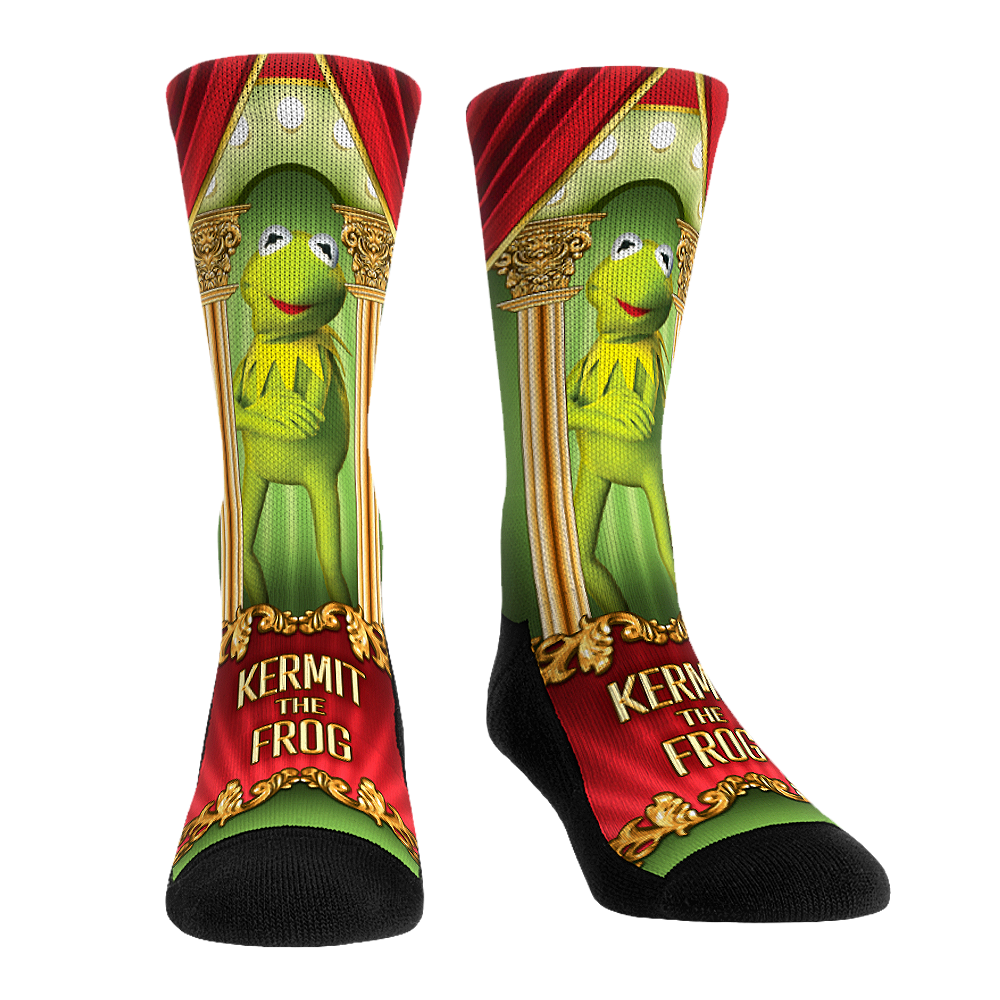 The Muppets - Kermit the Frog - Columns Crew Socks