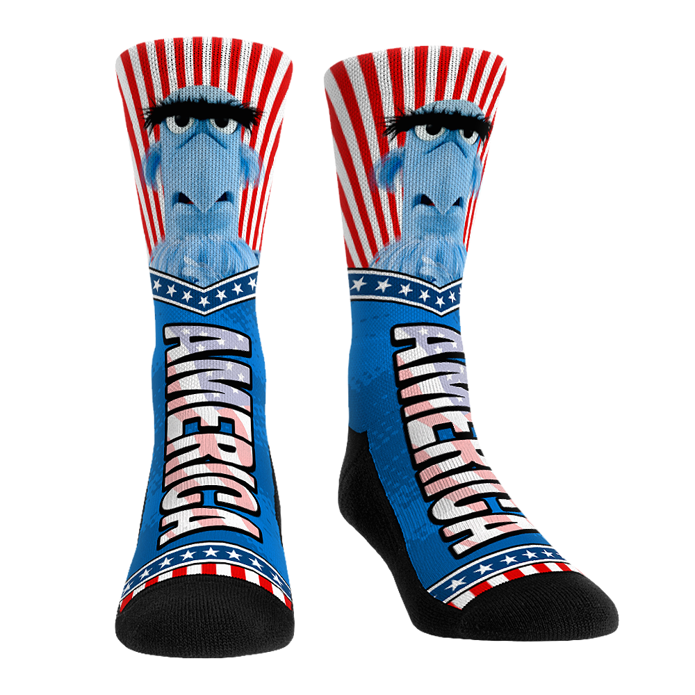 The Muppets - Sam Eagle - America Crew Socks