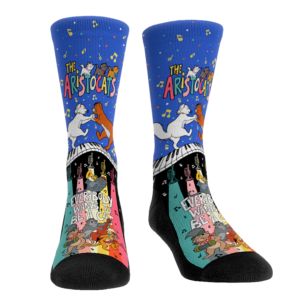 The Aristocats - Everybody Wants to Be a Cat Crew Socks