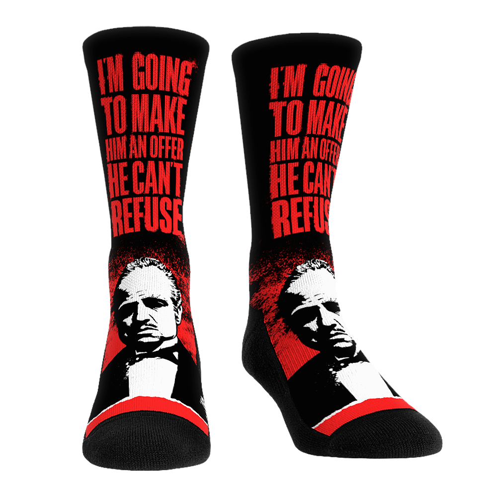 The Godfather - Quote Crew Socks