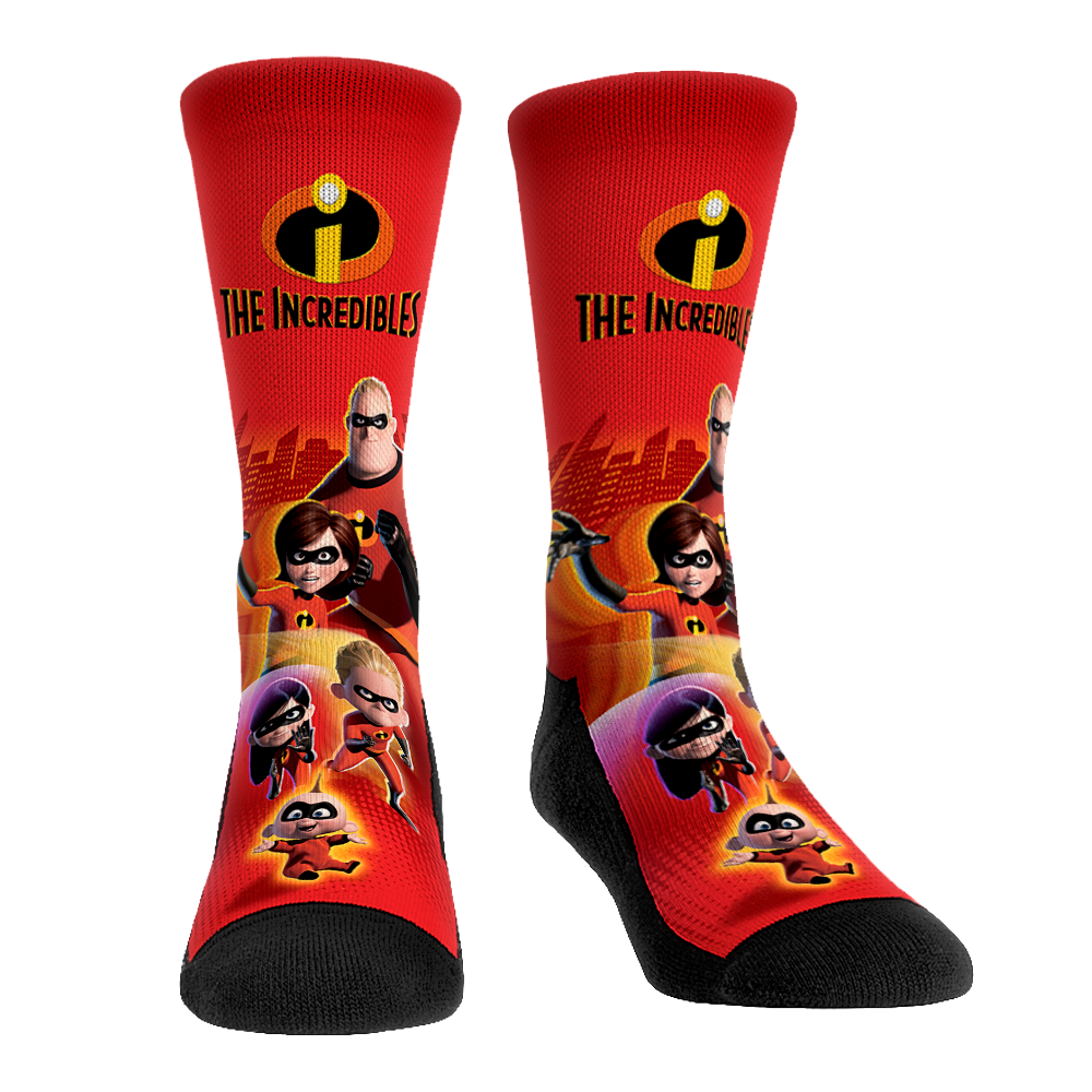 The Incredibles - Title Sequence Crew Socks
