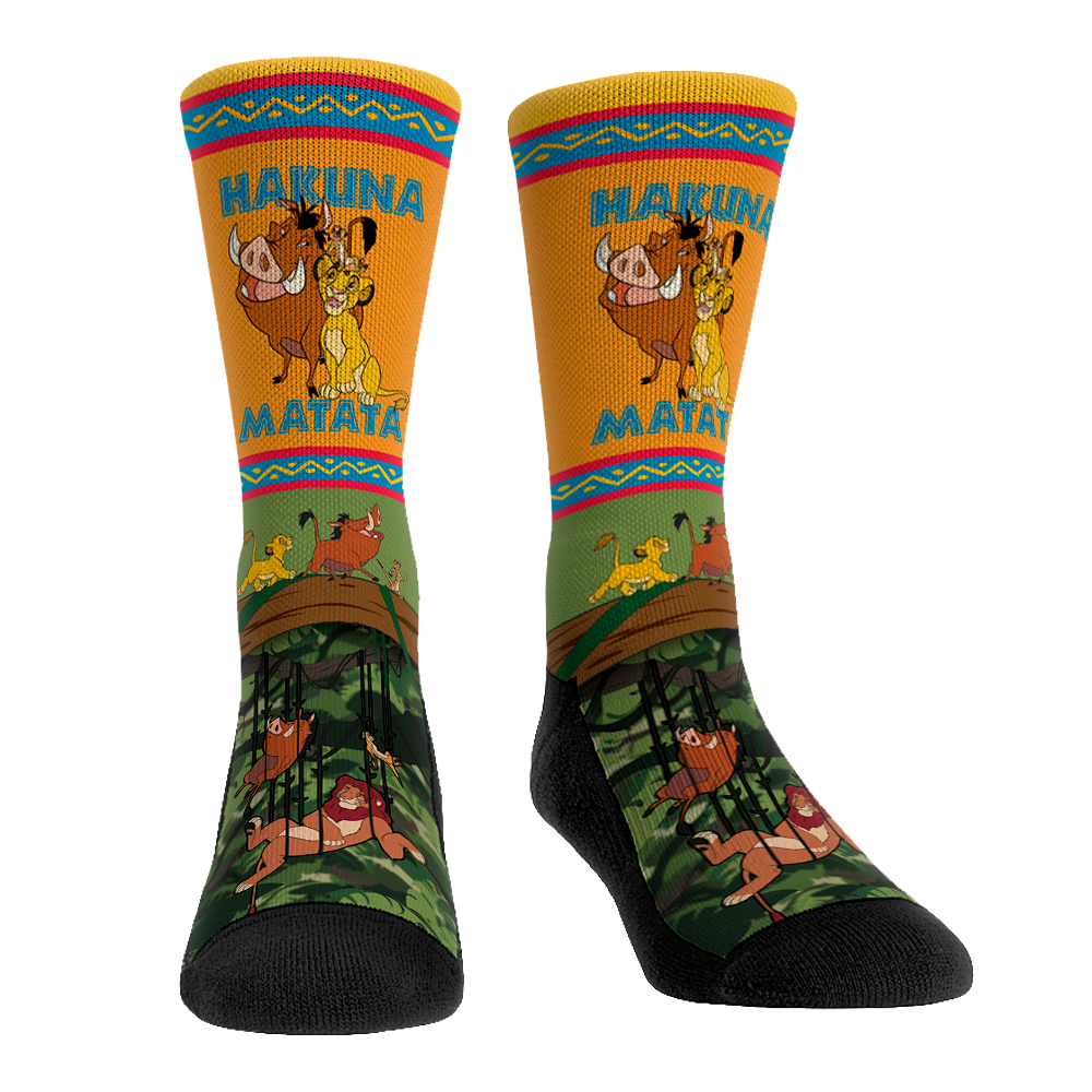 The Lion King - Hakuna Matata Crew Socks