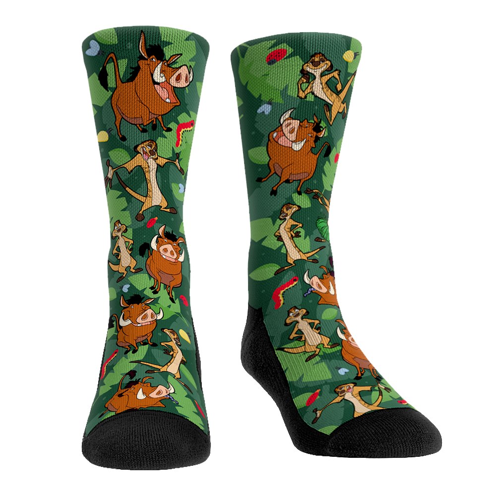 The Lion King - Timon & Pumbaa Crew Socks