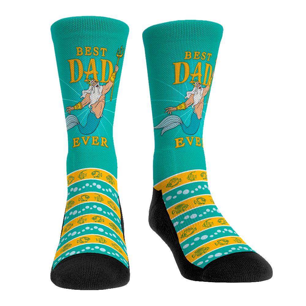 The Little Mermaid - Best Dad Ever Crew Socks