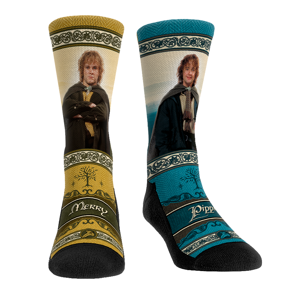 The Lord of the Rings - Merry & Pippin - Hero Pose Crew Socks