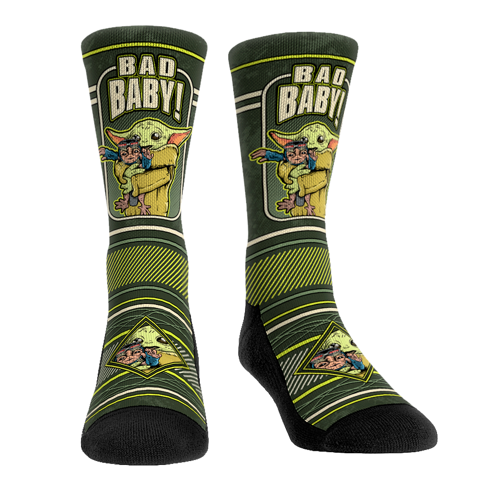 Star Wars - The Mandalorian - Grogu Bad Baby (Season 3) Crew Socks