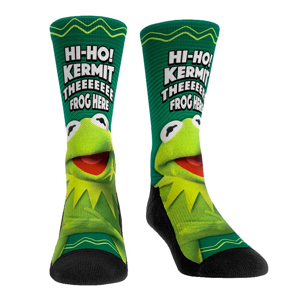The Muppets - Kermit the Frog - Hi Ho! Crew Socks