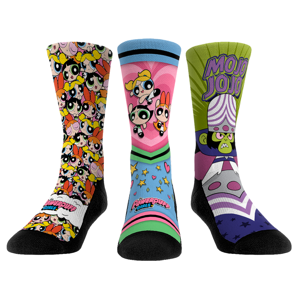 The Powerpuff Girls - 3-Pack Crew Socks