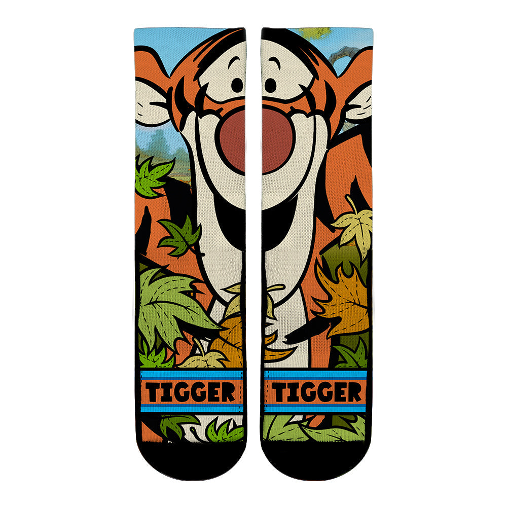 Winnie the Pooh Tigger - Split Face Crew Socks