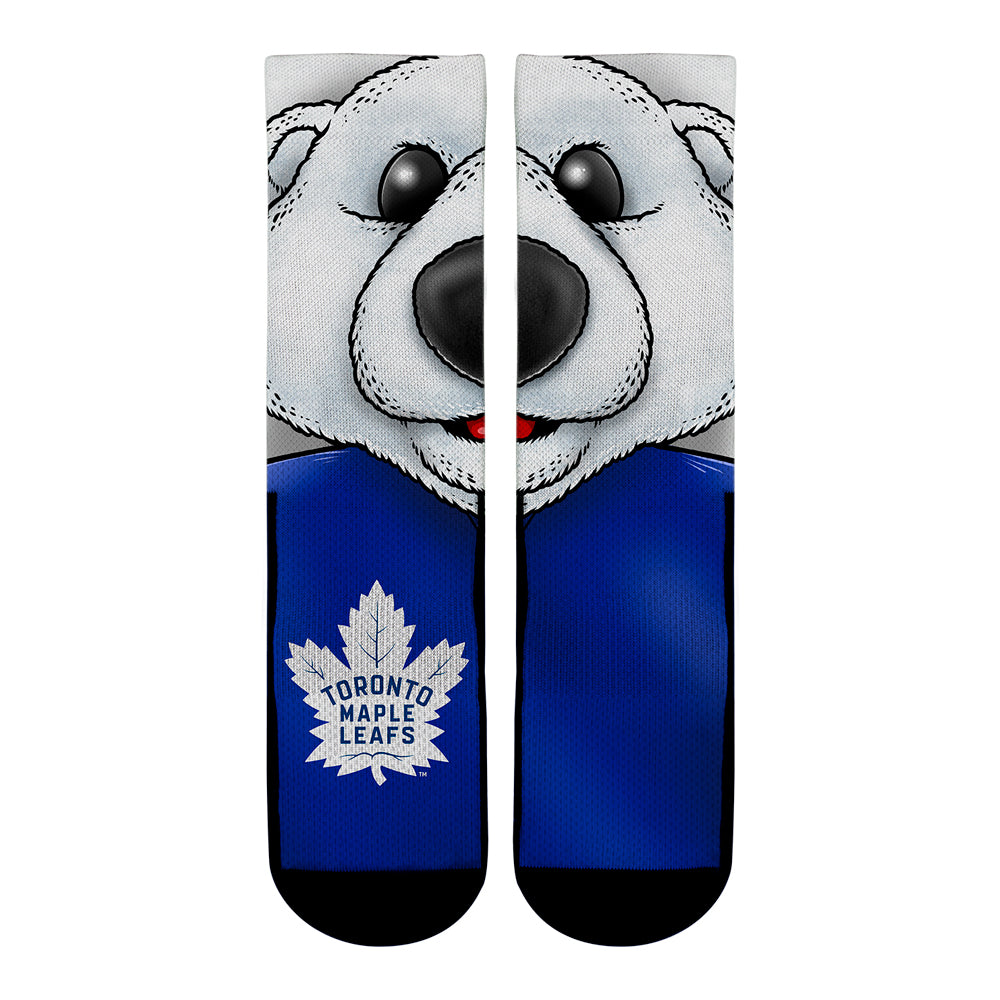 Toronto Maple Leafs - Split Face Mascot Crew Socks