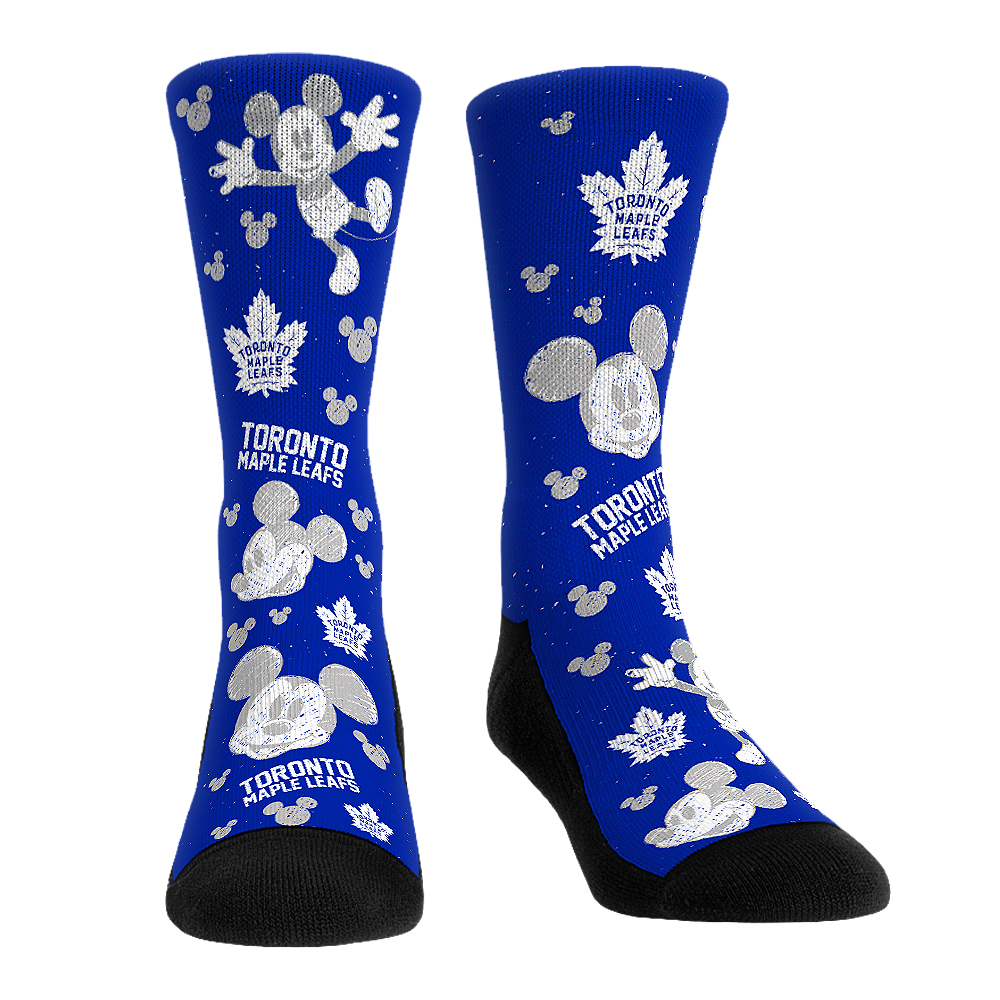 Toronto Maple Leafs - Disney - Mickey Sketch Crew Socks