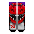 Toronto Raptors - Split Face Mascot Crew Socks