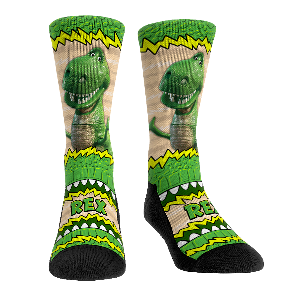 Toy Story - Rex - Showtime Crew Socks