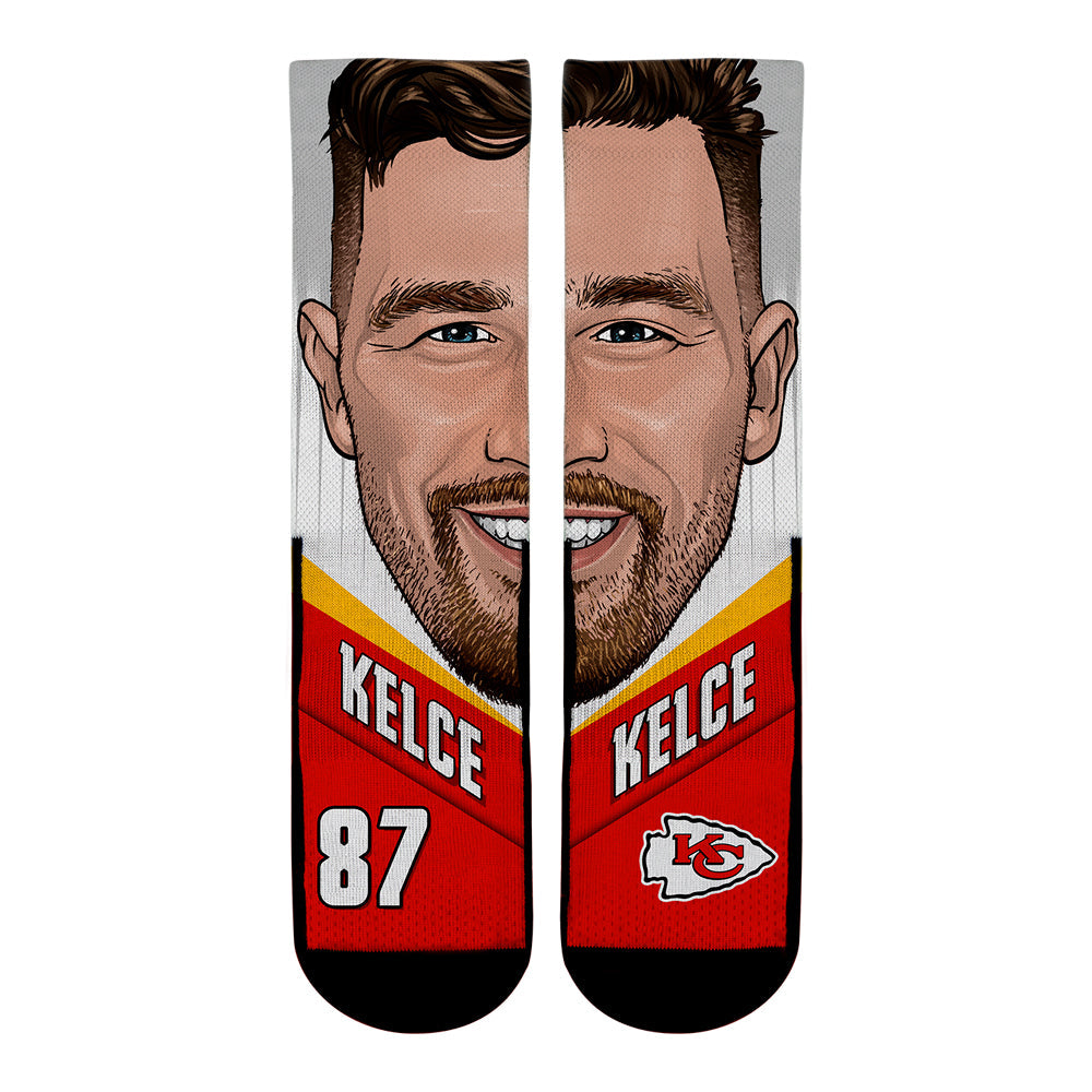 Travis Kelce - Kansas City Chiefs - Game Face Crew Socks