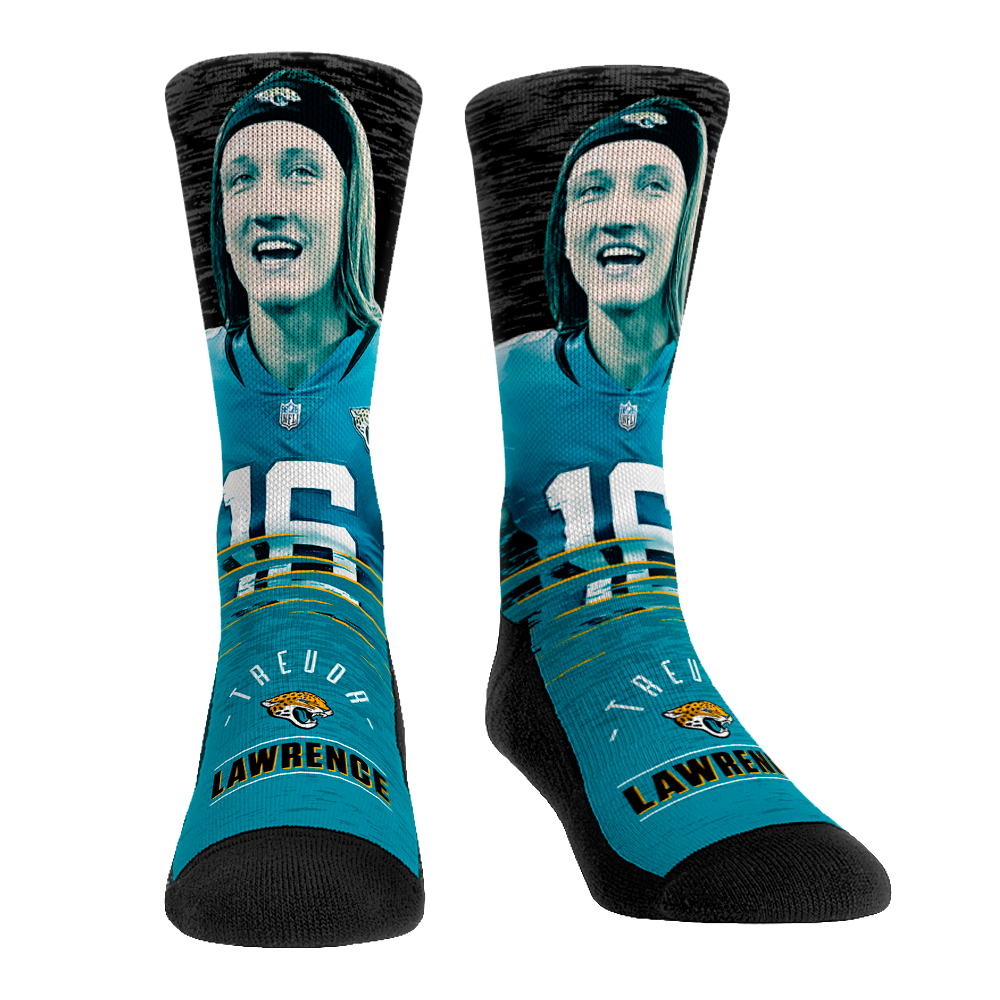 Trevor Lawrence - Jacksonville Jaguars - Jumbotron Crew Socks