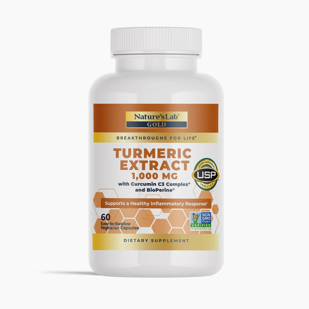 Gold Turmeric Extract with Curcumin C3 and BioPerine - 60 capsules