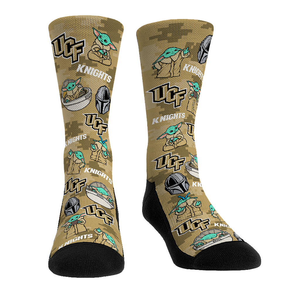 UCF Knights - Star Wars - Grogu All-Over Crew Socks