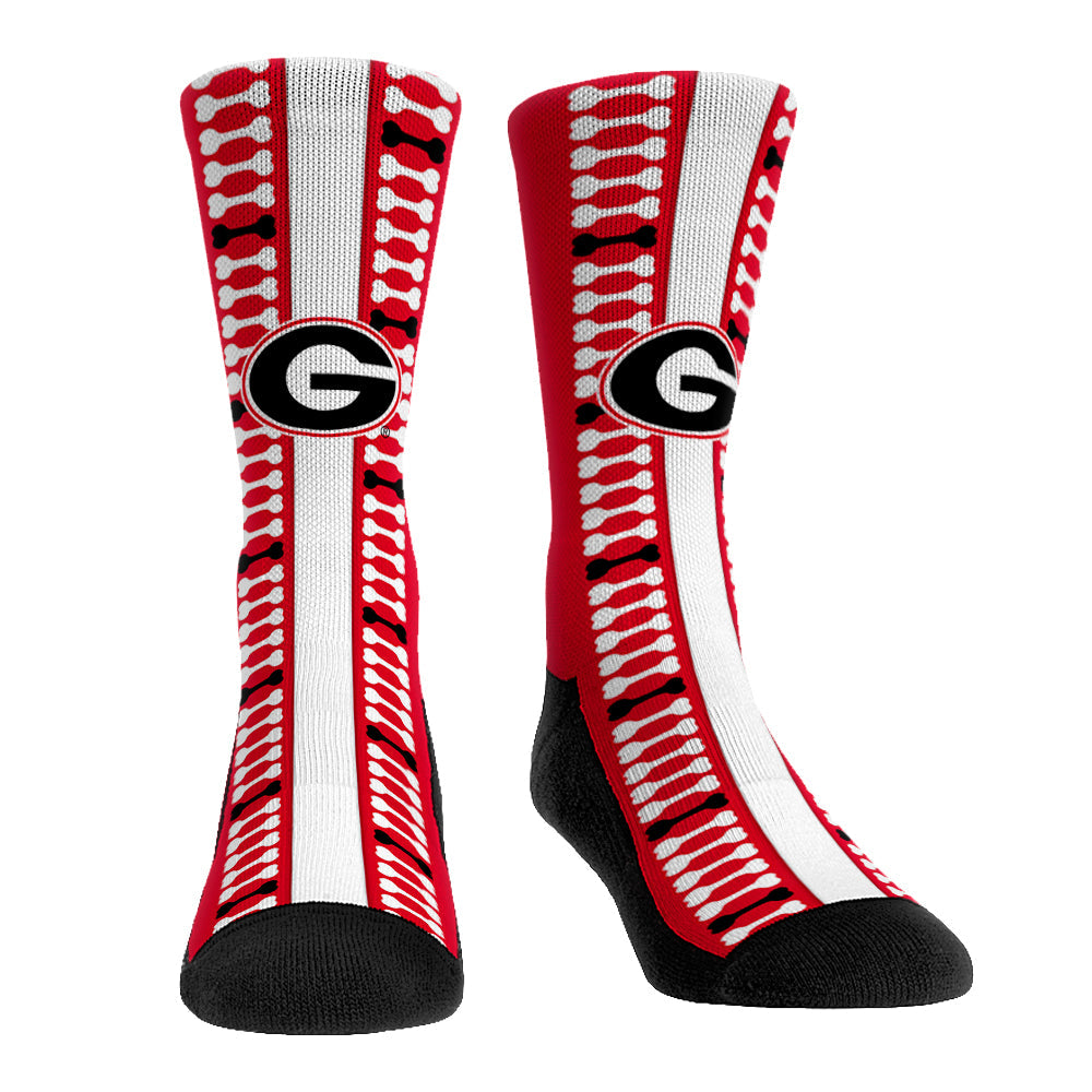 Georgia Bulldogs - Helmet Series Crew Socks