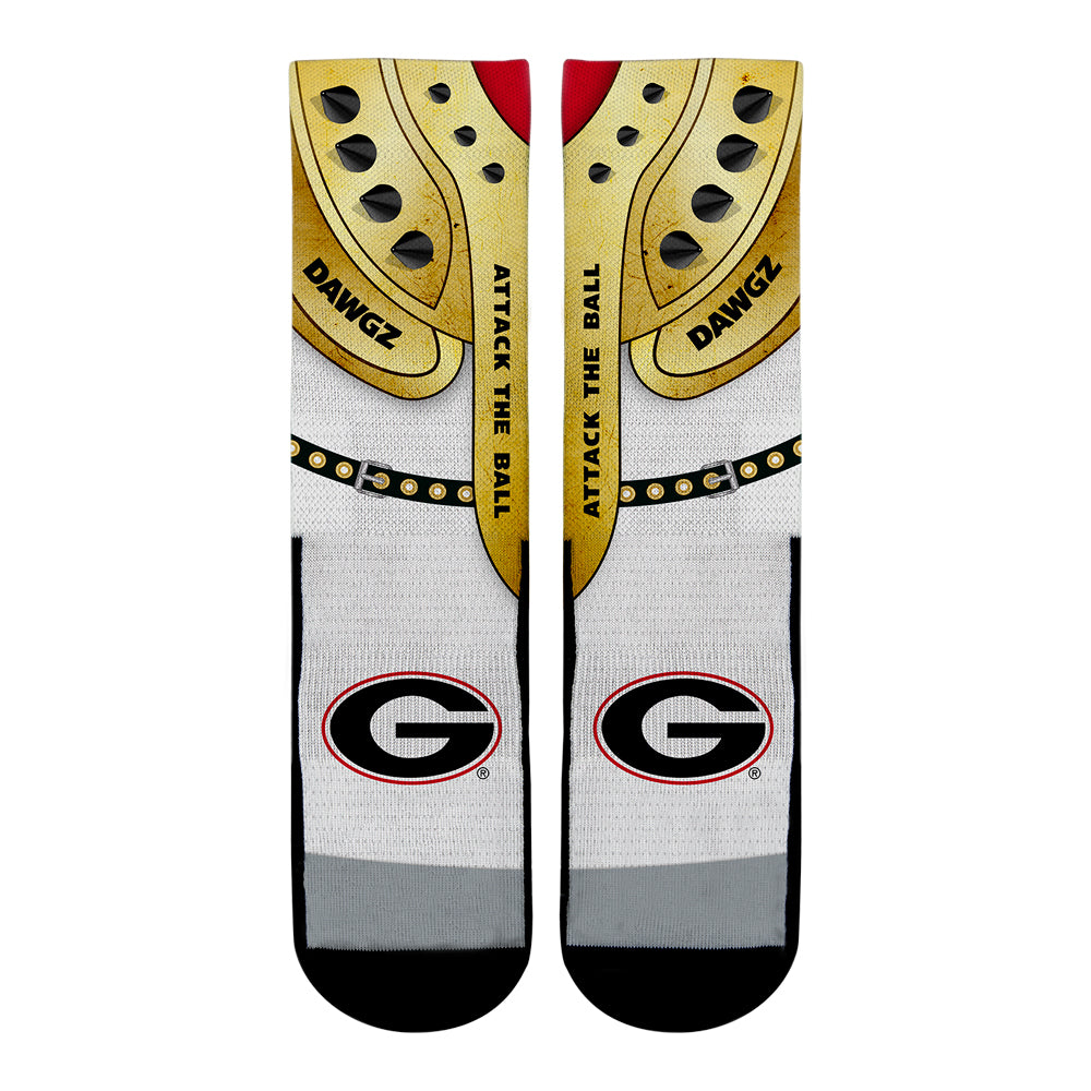 Georgia Bulldogs - Savage Pads Crew Socks