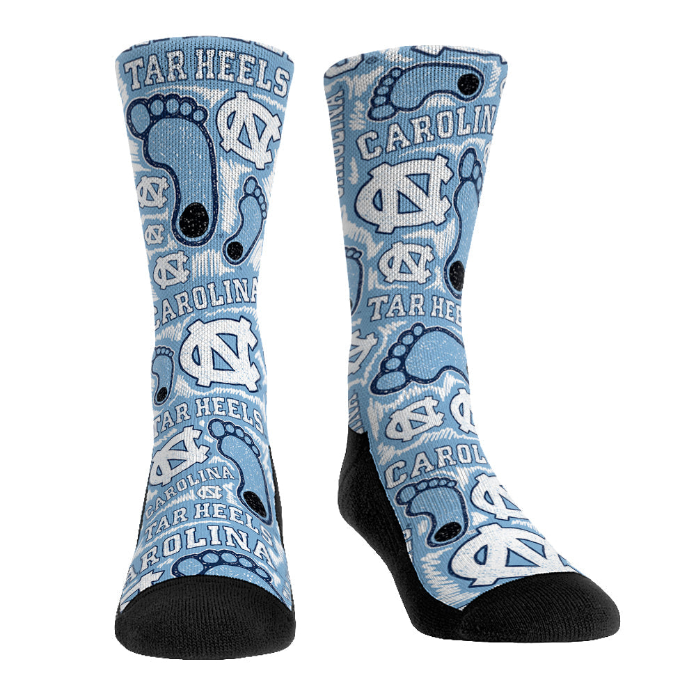 North Carolina Tar Heels - Logo Sketch Crew Socks