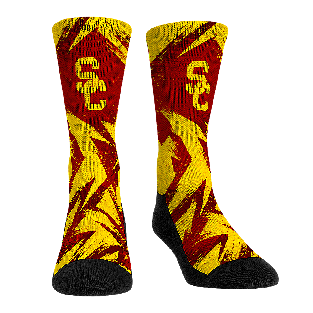 USC Trojans - Game Paint Crew Socks