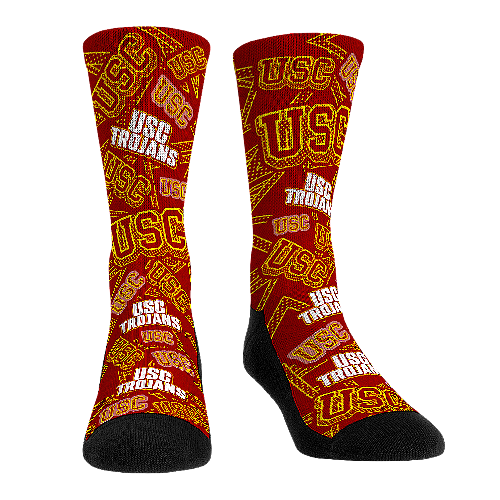 USC Trojans - Microdot All-Over Crew Socks