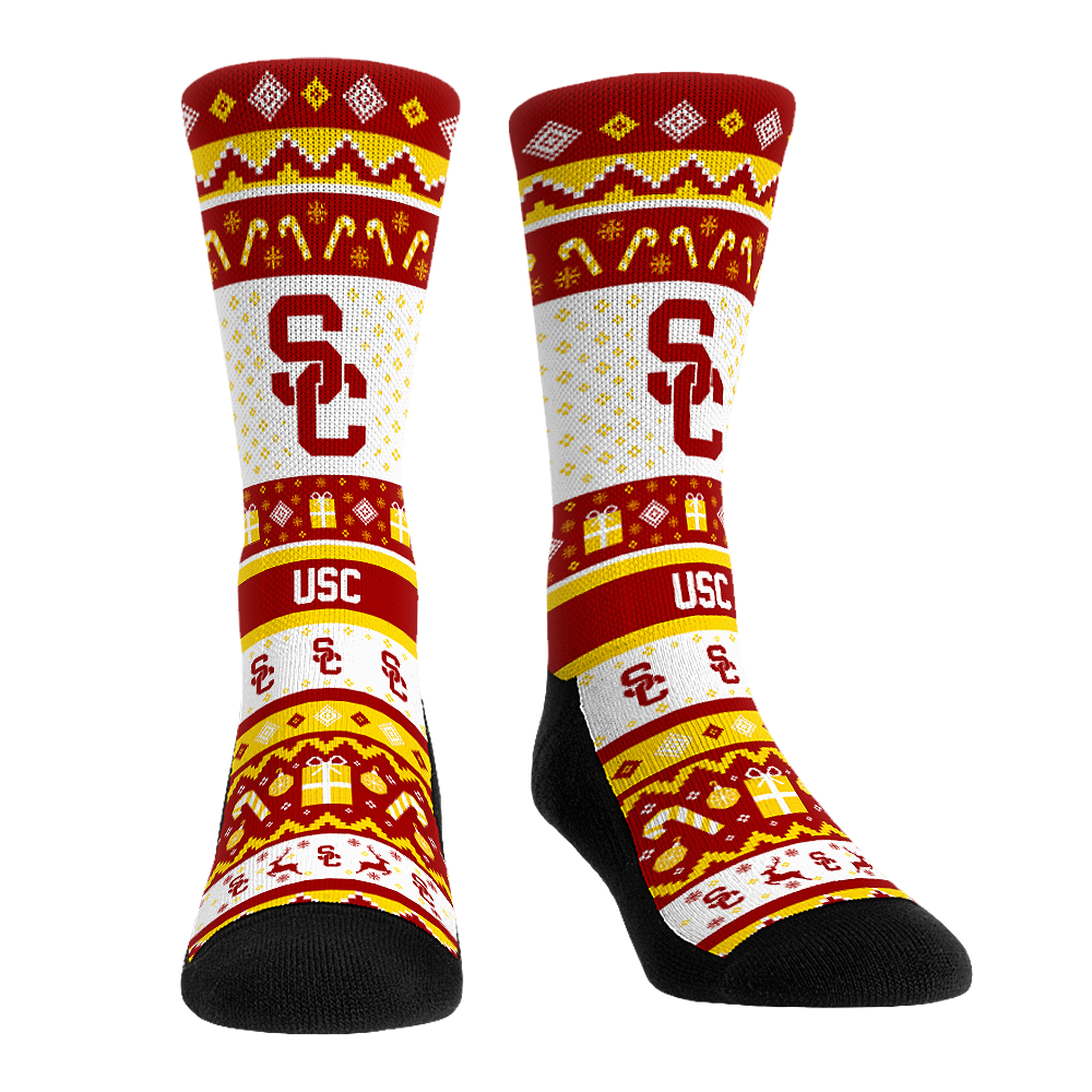 USC Trojans - Tacky Sweater Crew Socks