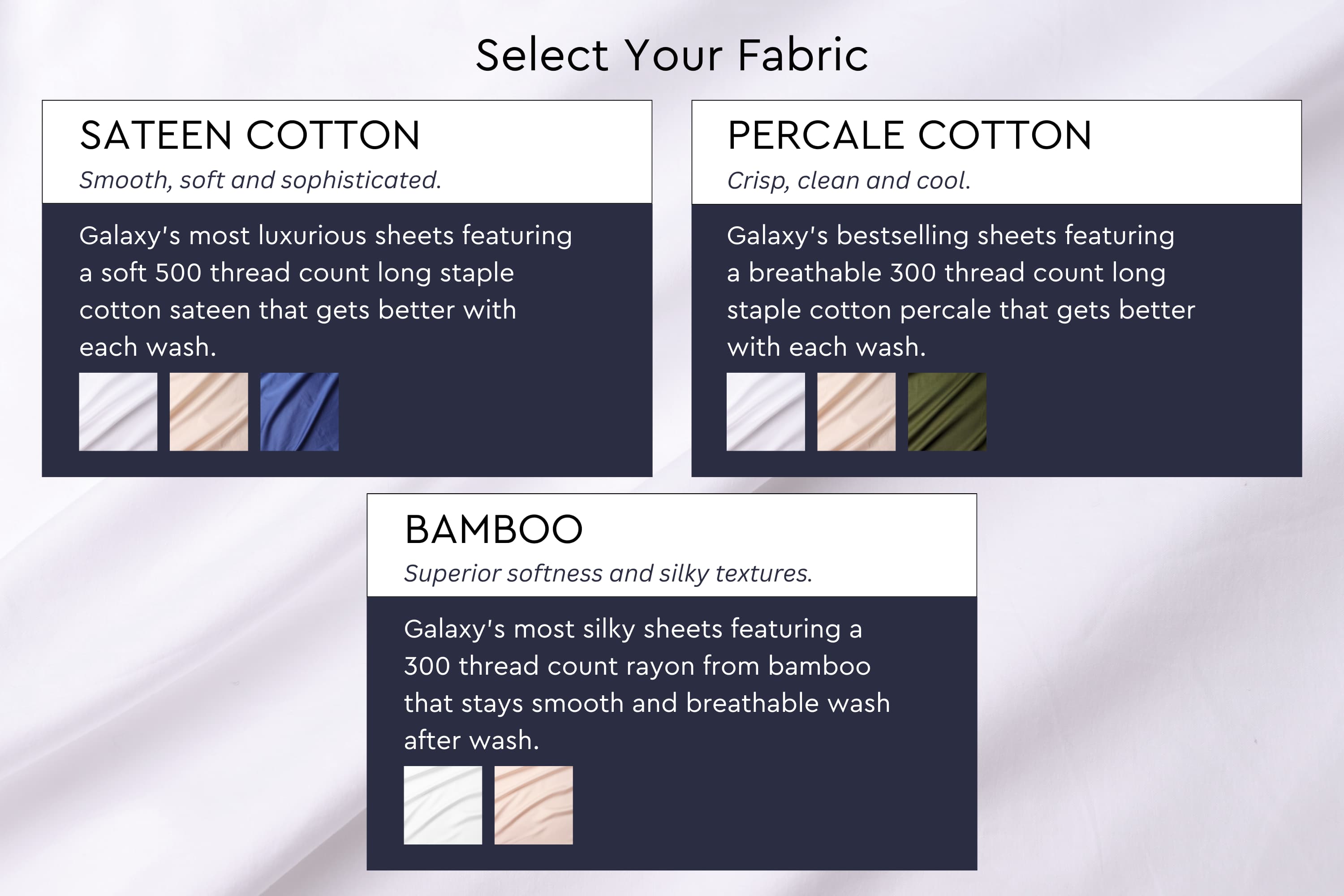 Cloud Fill Bundle w/ Cotton Sateen