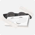 Eclipse Sleep Mask (Pearl White)