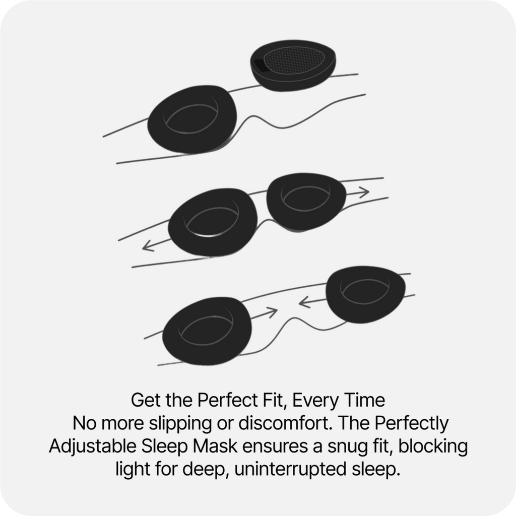 Eclipse Sleep Mask (Pearl White)