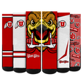 Utah Utes - Super Fan Crew Socks 5-Pack