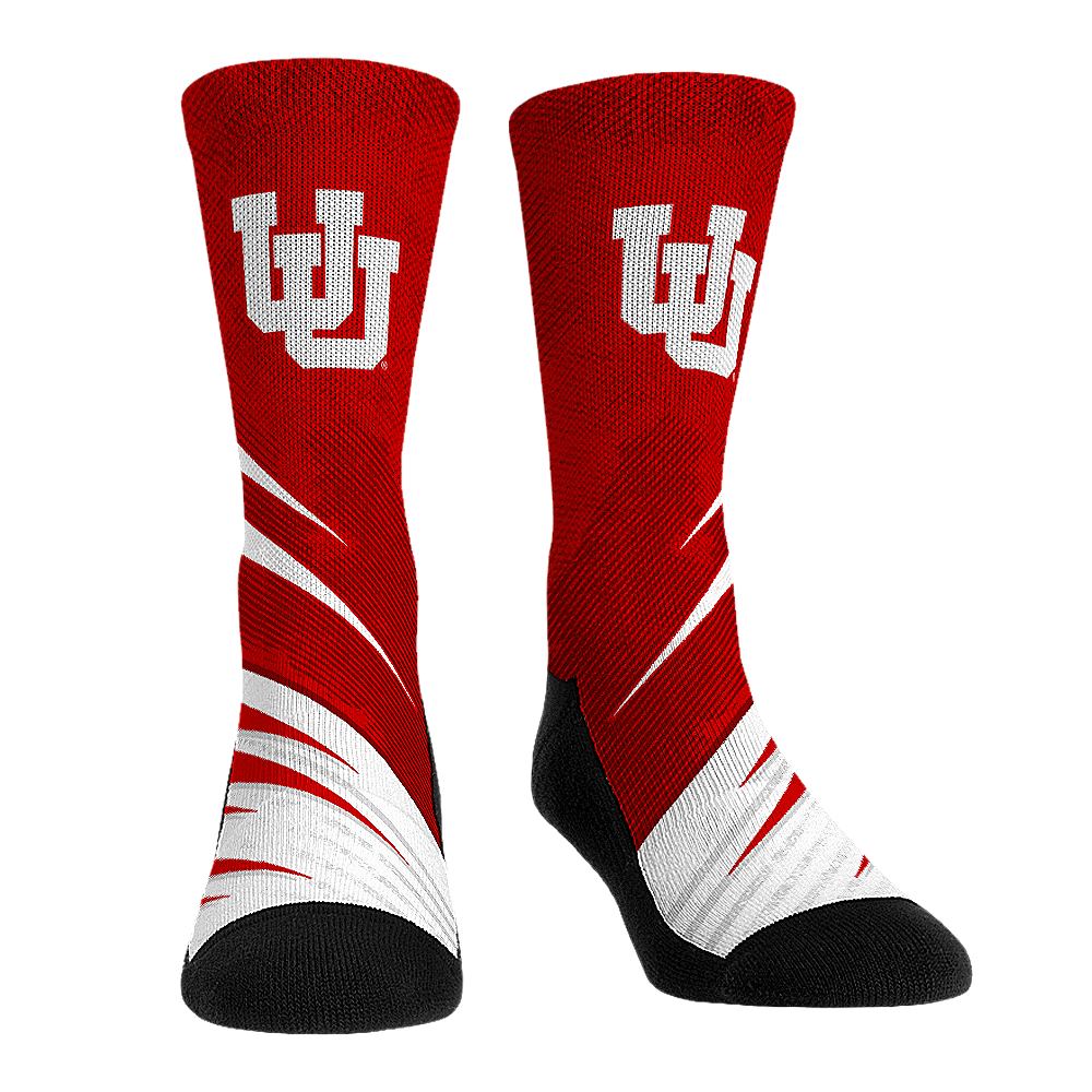 Utah Utes - Slash Slant Crew Socks